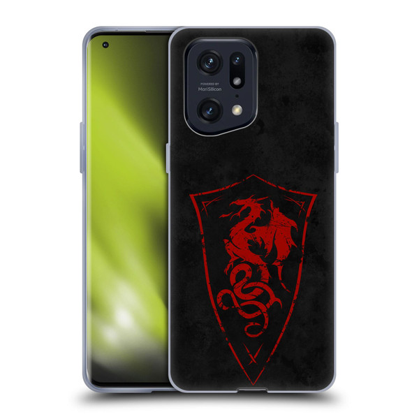 Christos Karapanos Shield Dragon Soft Gel Case for OPPO Find X5 Pro