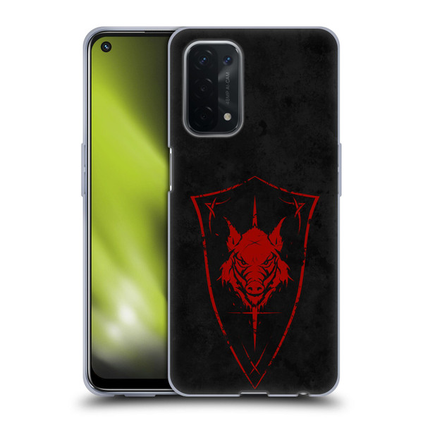 Christos Karapanos Shield Wild Boar Soft Gel Case for OPPO A54 5G