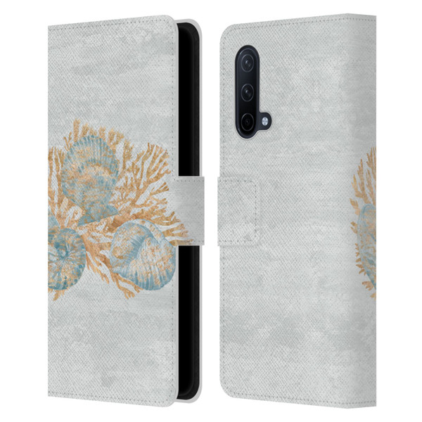Paul Brent Sea Creatures Shells Leather Book Wallet Case Cover For OnePlus Nord CE 5G