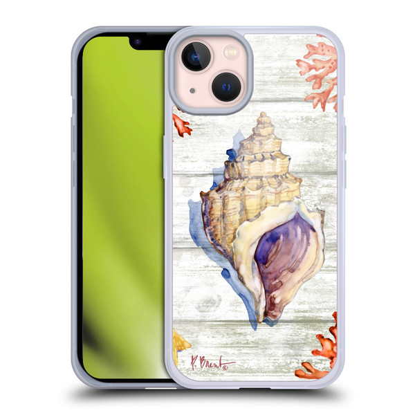 Paul Brent Ocean Bahia Shells Soft Gel Case for Apple iPhone 13