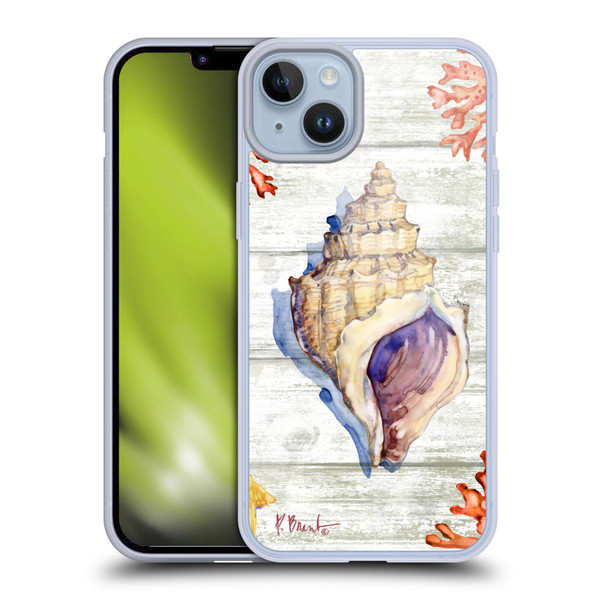 Paul Brent Ocean Bahia Shells Soft Gel Case for Apple iPhone 14 Plus
