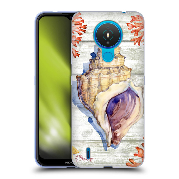 Paul Brent Ocean Bahia Shells Soft Gel Case for Nokia 1.4