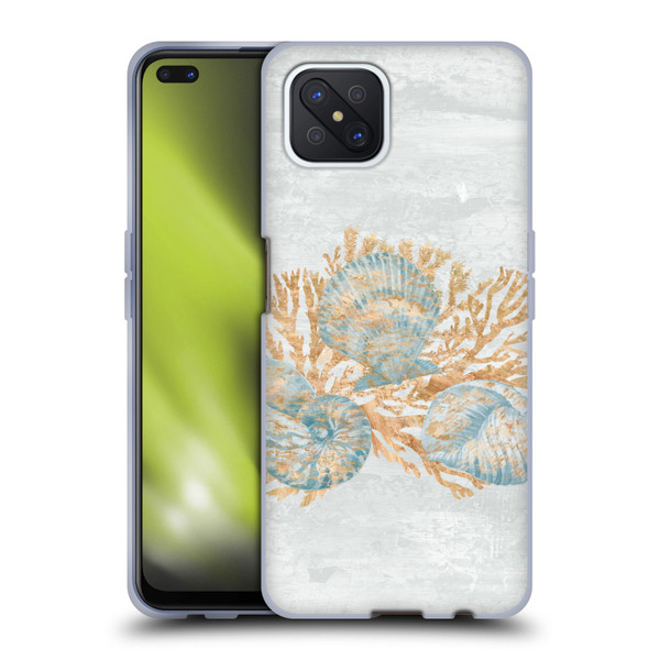 Paul Brent Sea Creatures Shells Soft Gel Case for OPPO Reno4 Z 5G