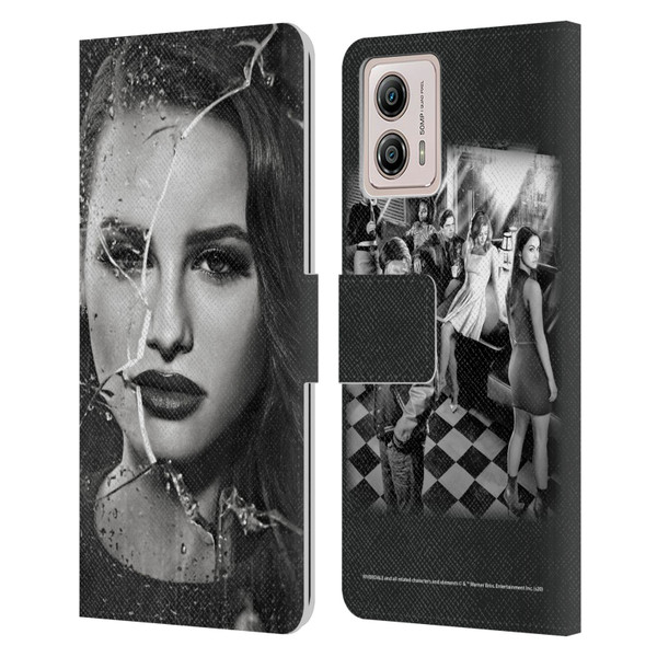 Riverdale Broken Glass Portraits Cheryl Blossom Leather Book Wallet Case Cover For Motorola Moto G53 5G