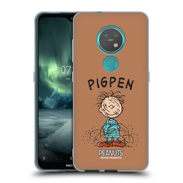 Peanuts Characters Pigpen Soft Gel Case for Nokia 6.2 / 7.2