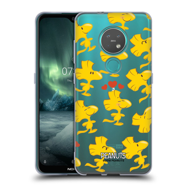 Peanuts Character Patterns Woodstock Soft Gel Case for Nokia 6.2 / 7.2