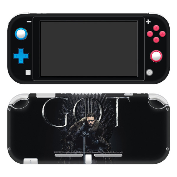 HBO Game of Thrones Sigils and Graphics Jon Snow Iron Throne Vinyl Sticker Skin Decal Cover for Nintendo Switch Lite