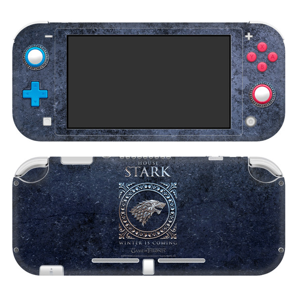 HBO Game of Thrones Sigils and Graphics House Stark Vinyl Sticker Skin Decal Cover for Nintendo Switch Lite