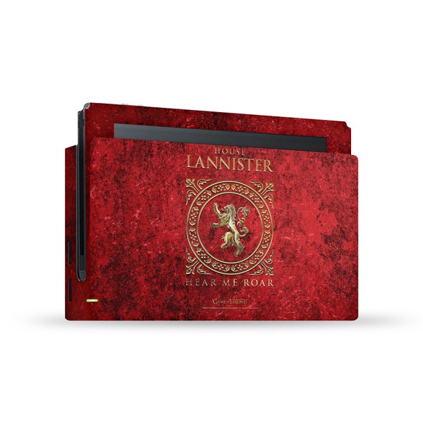 HBO Game of Thrones Sigils and Graphics House Lannister Vinyl Sticker Skin Decal Cover for Nintendo Switch Console & Dock
