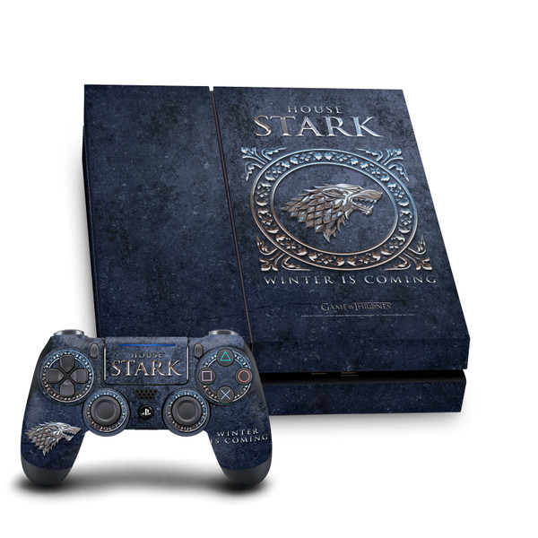 HBO Game of Thrones Sigils and Graphics House Stark Vinyl Sticker Skin Decal Cover for Sony PS4 Console & Controller