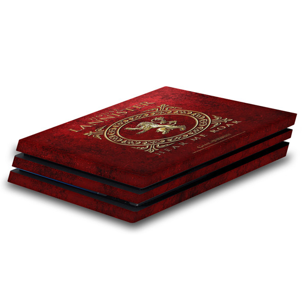 HBO Game of Thrones Sigils and Graphics House Lannister Vinyl Sticker Skin Decal Cover for Sony PS4 Pro Console