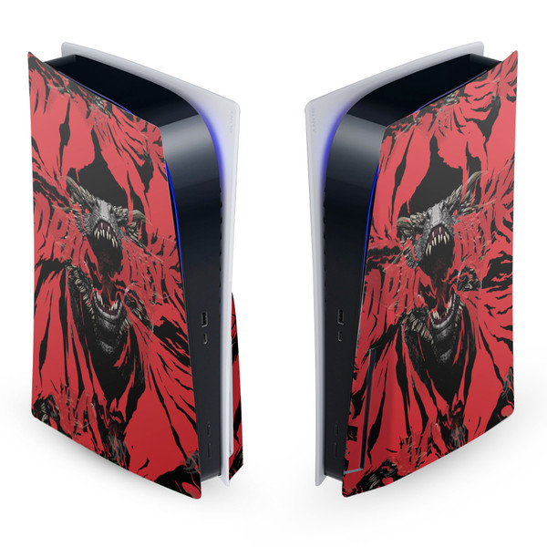 HBO Game of Thrones Sigils and Graphics Dracarys Vinyl Sticker Skin Decal Cover for Sony PS5 Disc Edition Console