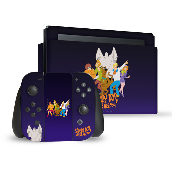Scooby-Doo Graphics Where Are You? Vinyl Sticker Skin Decal Cover for Nintendo Switch Bundle