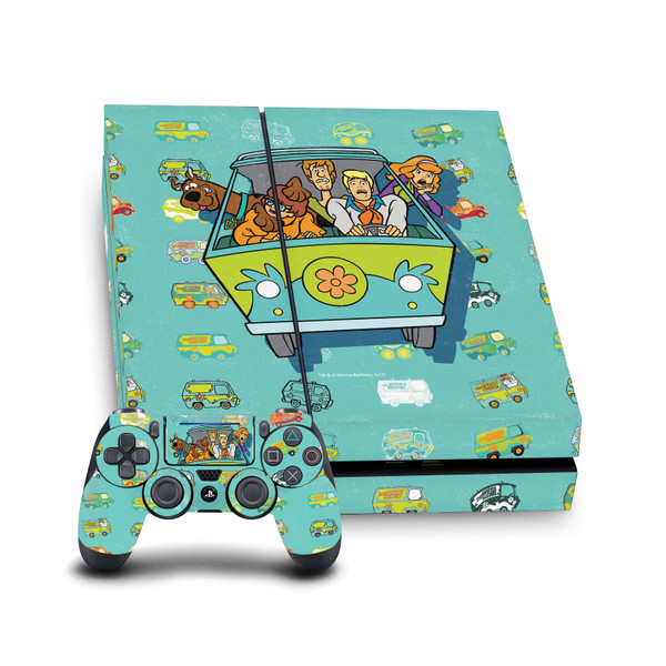 Scooby-Doo Graphics Mystery Inc. Vinyl Sticker Skin Decal Cover for Sony PS4 Console & Controller