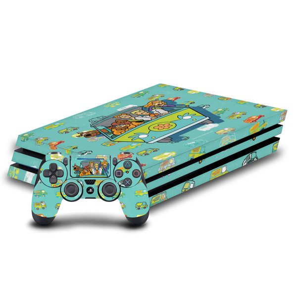 Scooby-Doo Graphics Mystery Inc. Vinyl Sticker Skin Decal Cover for Sony PS4 Pro Bundle