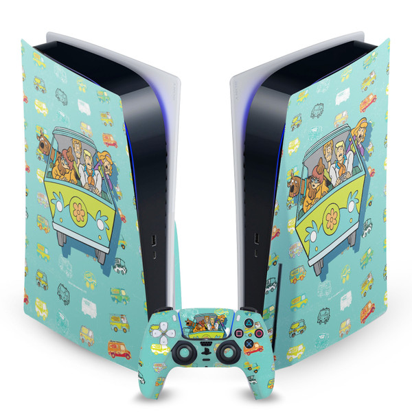 Scooby-Doo Graphics Mystery Inc. Vinyl Sticker Skin Decal Cover for Sony PS5 Disc Edition Bundle