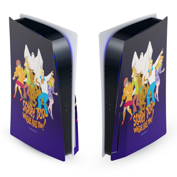 Scooby-Doo Graphics Where Are You? Vinyl Sticker Skin Decal Cover for Sony PS5 Disc Edition Console