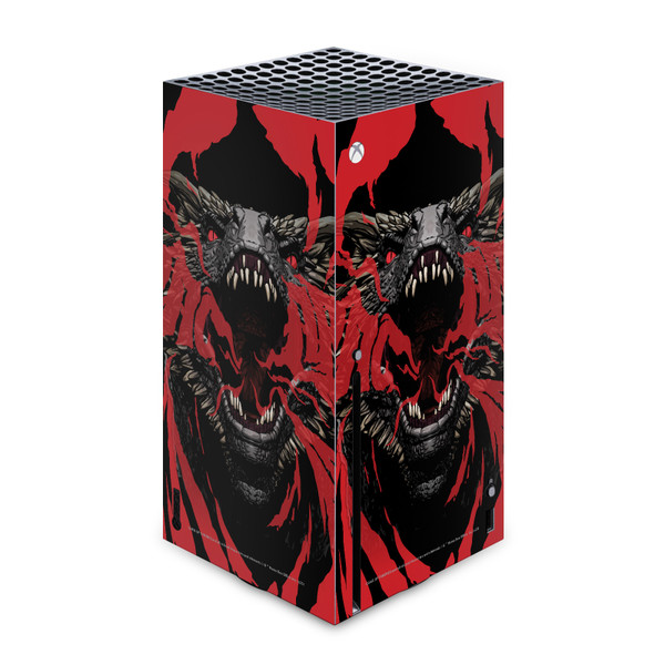 HBO Game of Thrones Sigils and Graphics Dracarys Vinyl Sticker Skin Decal Cover for Microsoft Xbox Series X Console