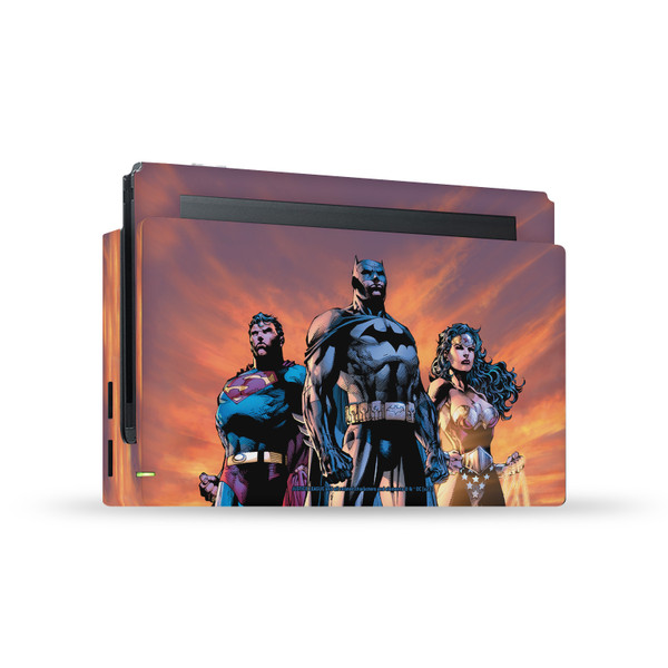 Justice League DC Comics Comic Book Covers Icons Trinity Vinyl Sticker Skin Decal Cover for Nintendo Switch Console & Dock