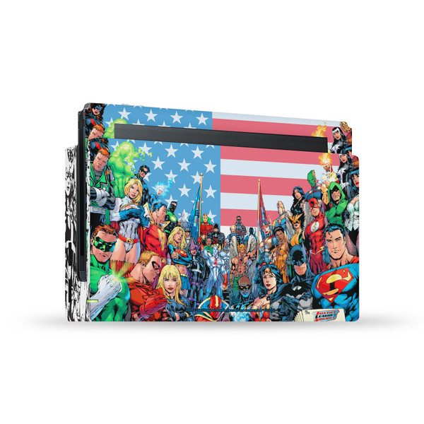 Justice League DC Comics Comic Book Covers Of America #1 Vinyl Sticker Skin Decal Cover for Nintendo Switch Console & Dock