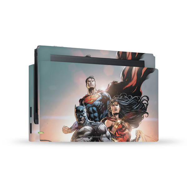 Justice League DC Comics Comic Book Covers Rebirth Trinity #1 Vinyl Sticker Skin Decal Cover for Nintendo Switch Console & Dock