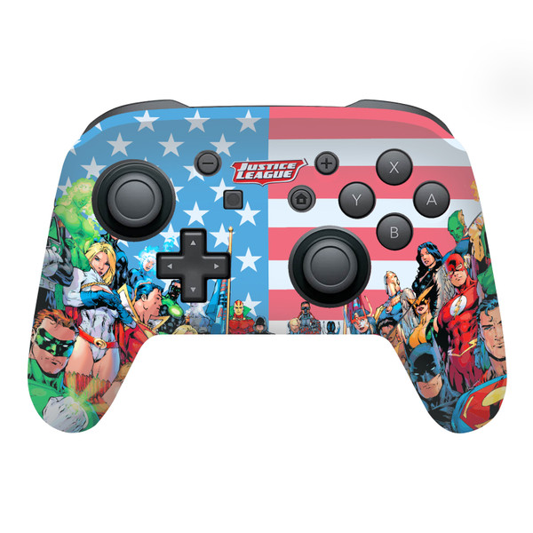 Justice League DC Comics Comic Book Covers Of America #1 Vinyl Sticker Skin Decal Cover for Nintendo Switch Pro Controller