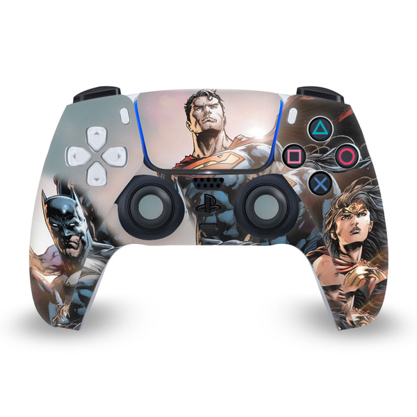 Justice League DC Comics Comic Book Covers Rebirth Trinity #1 Vinyl Sticker Skin Decal Cover for Sony PS5 Sony DualSense Controller