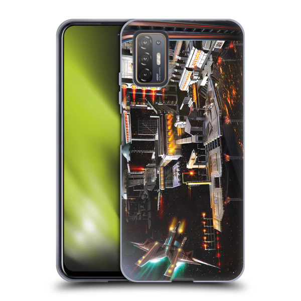 Anthony Christou Art Space Station Soft Gel Case for HTC Desire 21 Pro 5G
