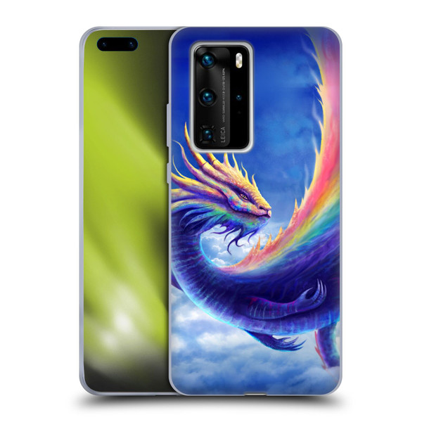 Anthony Christou Art Rainbow Dragon Soft Gel Case for Huawei P40 Pro / P40 Pro Plus 5G