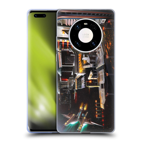 Anthony Christou Art Space Station Soft Gel Case for Huawei Mate 40 Pro 5G