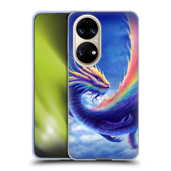 Anthony Christou Art Rainbow Dragon Soft Gel Case for Huawei P50