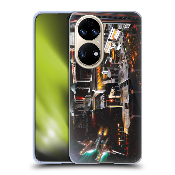Anthony Christou Art Space Station Soft Gel Case for Huawei P50