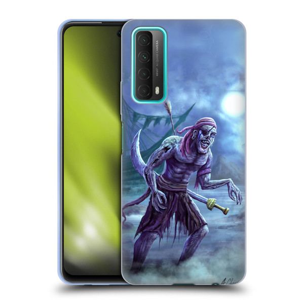 Anthony Christou Art Zombie Pirate Soft Gel Case for Huawei P Smart (2021)