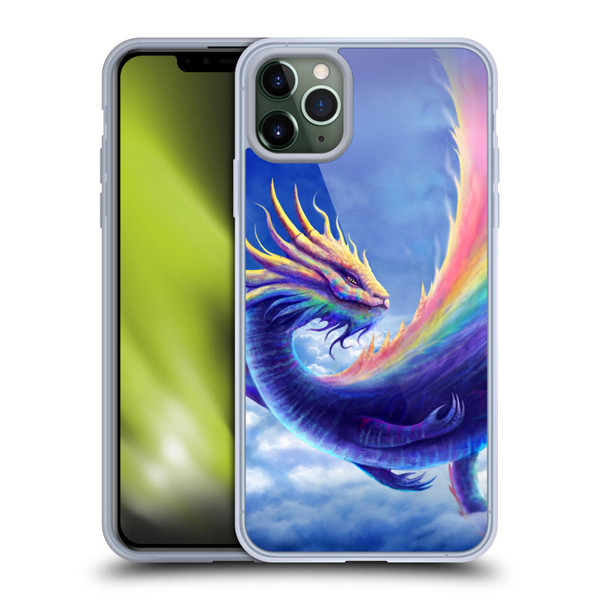 Anthony Christou Art Rainbow Dragon Soft Gel Case for Apple iPhone 11 Pro Max