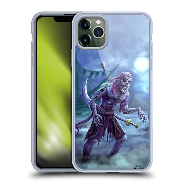 Anthony Christou Art Zombie Pirate Soft Gel Case for Apple iPhone 11 Pro Max