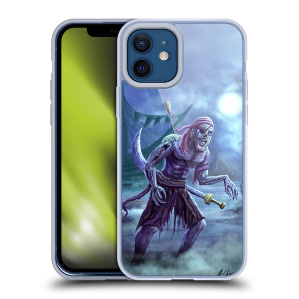 Anthony Christou Art Zombie Pirate Soft Gel Case for Apple iPhone 12 / iPhone 12 Pro