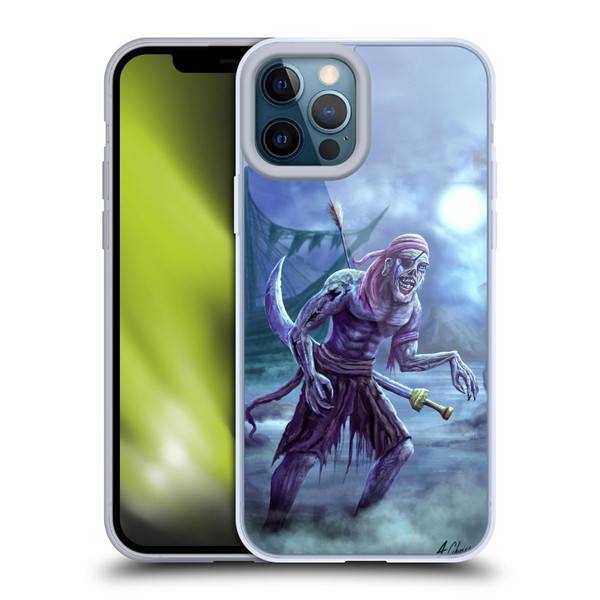 Anthony Christou Art Zombie Pirate Soft Gel Case for Apple iPhone 12 Pro Max