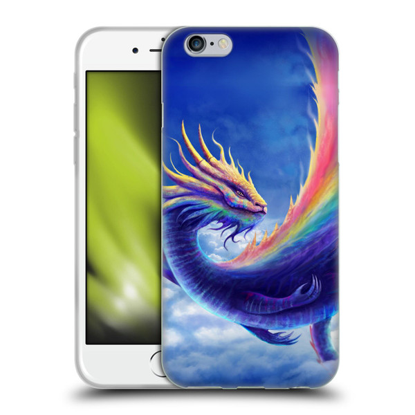 Anthony Christou Art Rainbow Dragon Soft Gel Case for Apple iPhone 6 / iPhone 6s