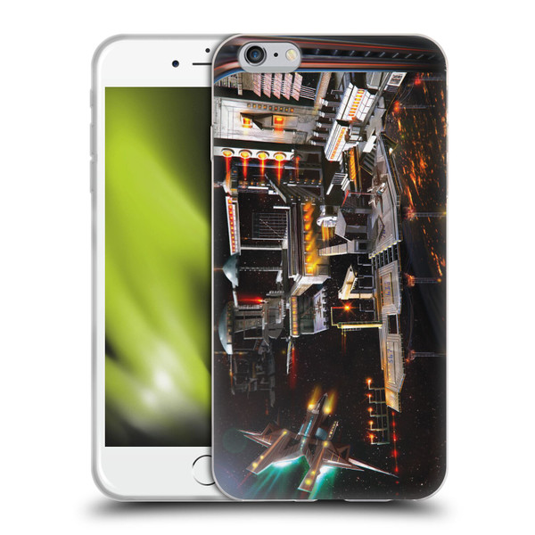 Anthony Christou Art Space Station Soft Gel Case for Apple iPhone 6 Plus / iPhone 6s Plus
