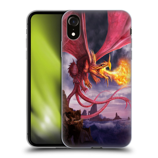 Anthony Christou Art Fire Dragon Soft Gel Case for Apple iPhone XR