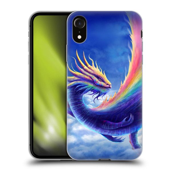 Anthony Christou Art Rainbow Dragon Soft Gel Case for Apple iPhone XR