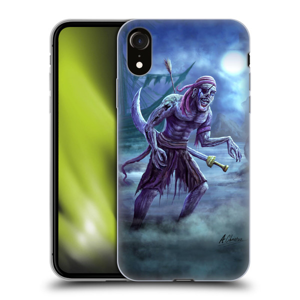 Anthony Christou Art Zombie Pirate Soft Gel Case for Apple iPhone XR