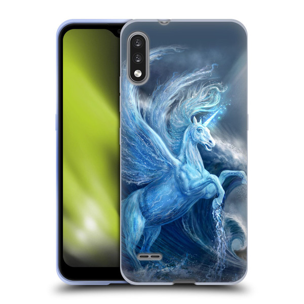 Anthony Christou Art Water Pegasus Soft Gel Case for LG K22