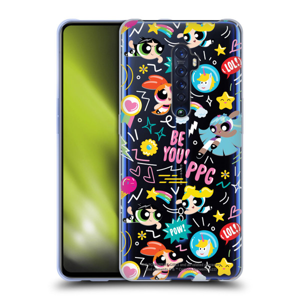The Powerpuff Girls Graphics Icons Soft Gel Case for OPPO Reno 2