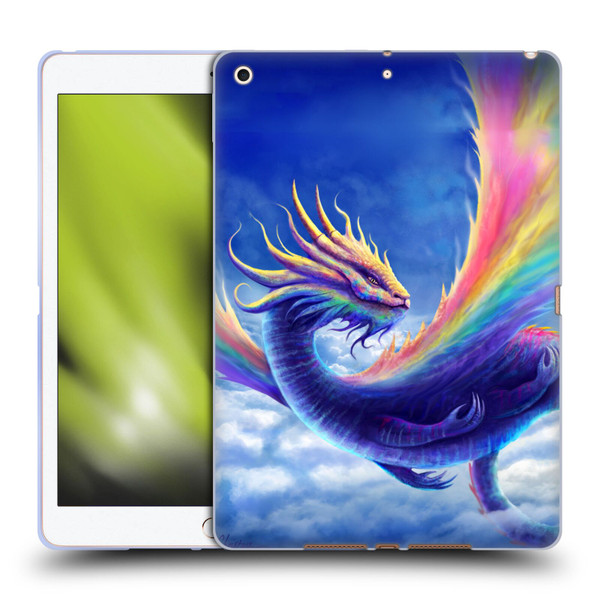 Anthony Christou Art Rainbow Dragon Soft Gel Case for Apple iPad 10.2 2019/2020/2021