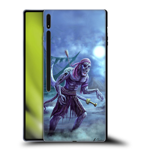 Anthony Christou Art Zombie Pirate Soft Gel Case for Samsung Galaxy Tab S8 Ultra