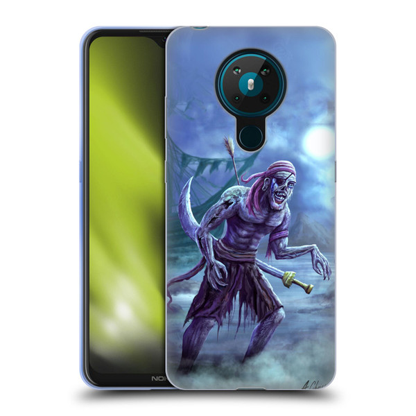 Anthony Christou Art Zombie Pirate Soft Gel Case for Nokia 5.3