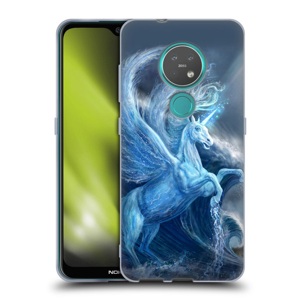 Anthony Christou Art Water Pegasus Soft Gel Case for Nokia 6.2 / 7.2