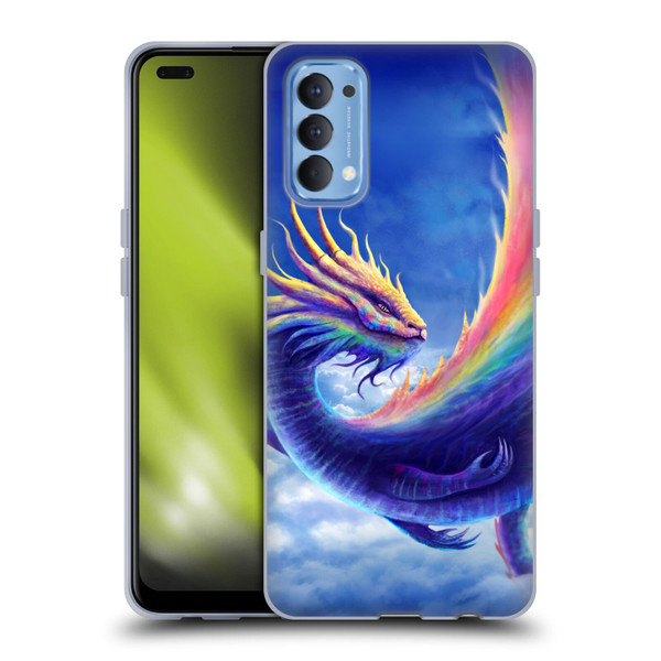 Anthony Christou Art Rainbow Dragon Soft Gel Case for OPPO Reno 4 5G