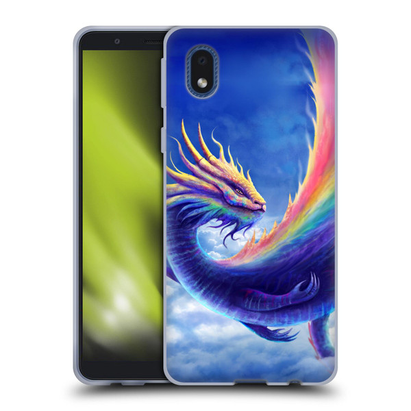 Anthony Christou Art Rainbow Dragon Soft Gel Case for Samsung Galaxy A01 Core (2020)